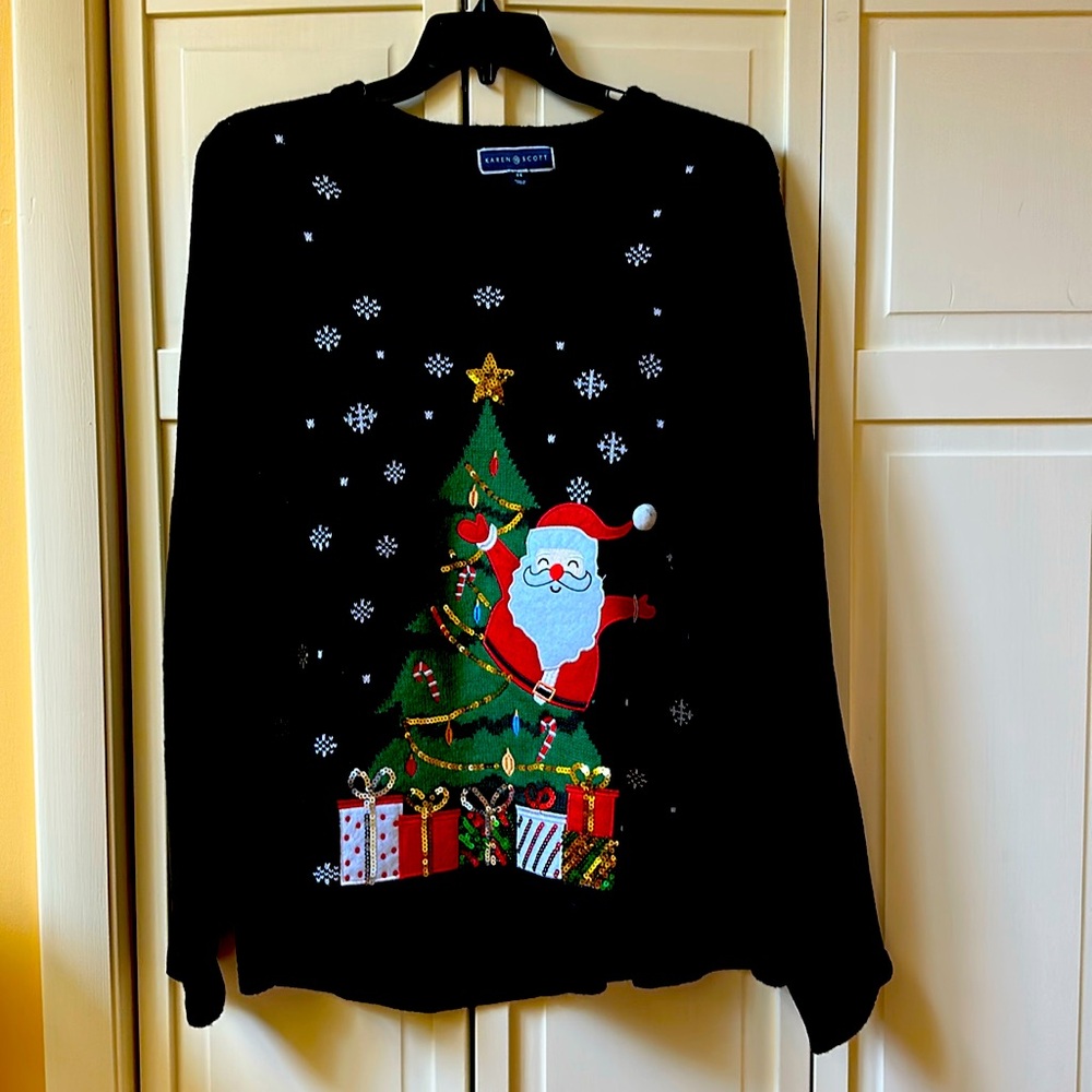 Karen Scott Christmas Holiday sweater 3X